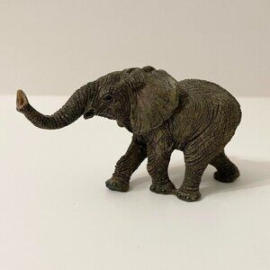 Vintage Elephant Resin Figurine 4.5 Inch Long Figure